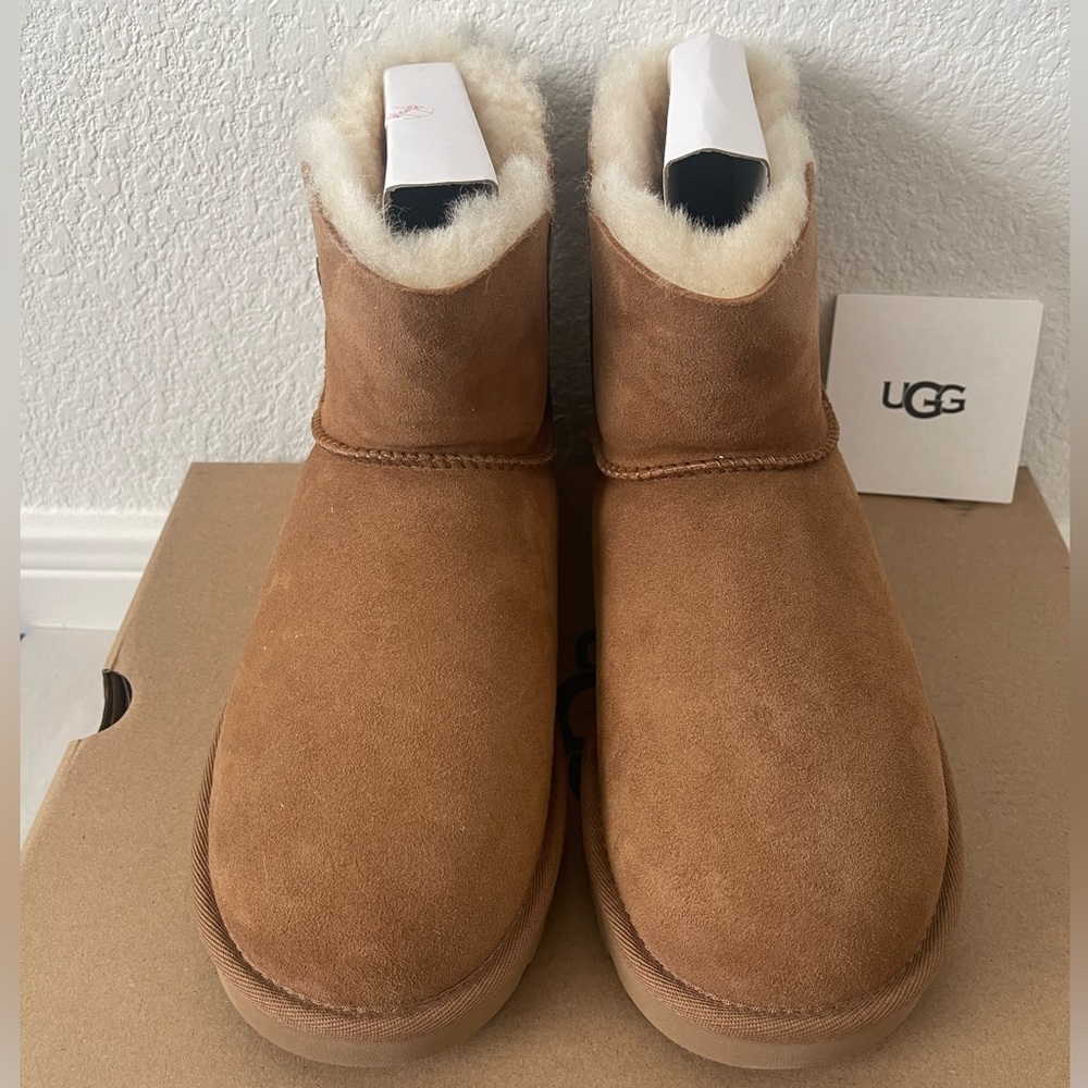 CLEARANCE!! NWT UGG Bailey Mini Zip Shearling Booties Sz8 & Sz9 - Picture 9 of 16